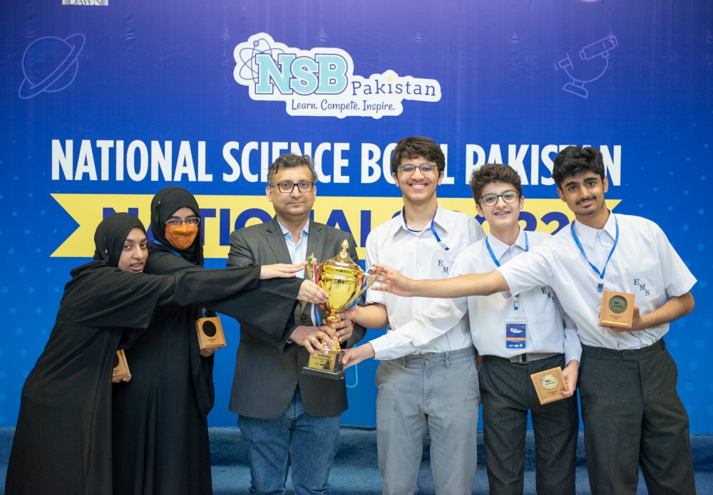 EMS High School wins the National Science Bowl Pakistan 2022