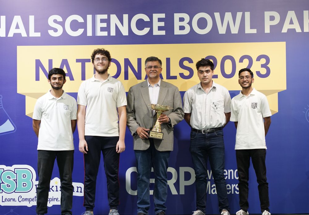 EMS High School Islamabad Secures Victory Once Again, Defends National Science Bowl Championship in 2023